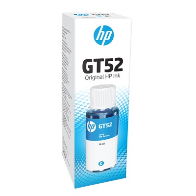 惠普hp原装GT51墨盒GT52青色墨水gt5810gt5820tank410 310 319 511 （8000页）