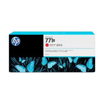 惠普（HP)+喷墨盒+771B   B6Y00A亮红色  775毫升  适用6200/6800